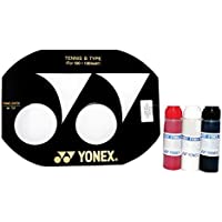 Yonex Esténcil de cuerda para raqueta de tenis (100 – 130 pulgadas) y Yonex Tinta para esténcil